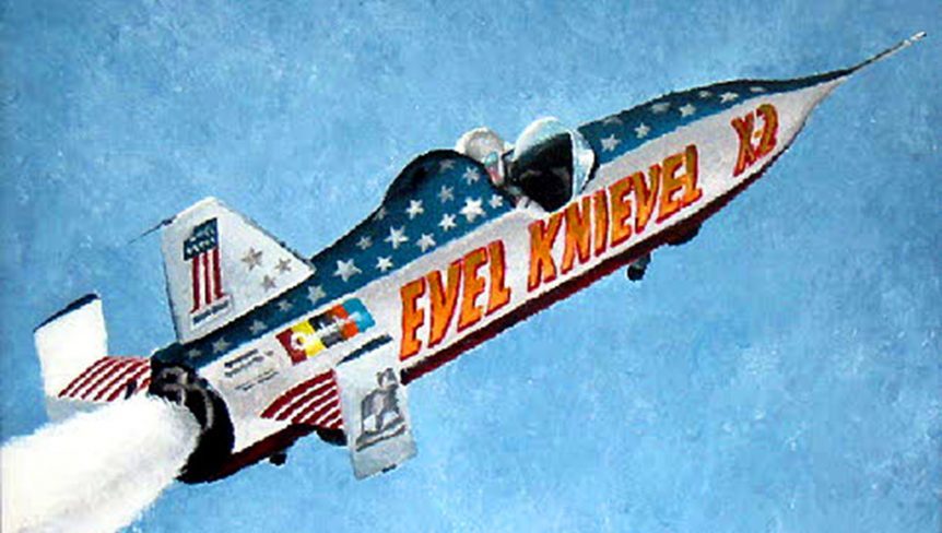 Evel Knievel and The Reusable X-3 Volksrocket